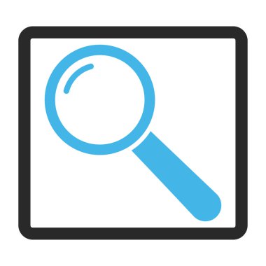 Büyüteç'i vektör simge çerçeveli