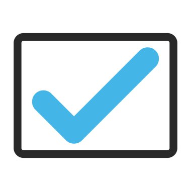 Tamam vektör simge çerçeveli