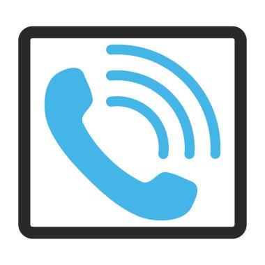Telefon vektör simge çerçeveli