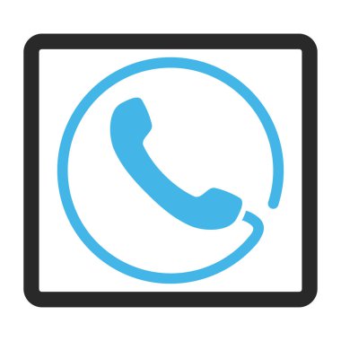 Telefon vektör simge çerçeveli