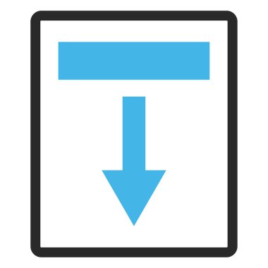 Çerçeveli vektör simgesi çekin