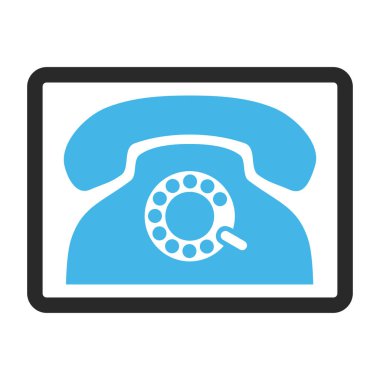 Nabız telefon vektör simge çerçeveli