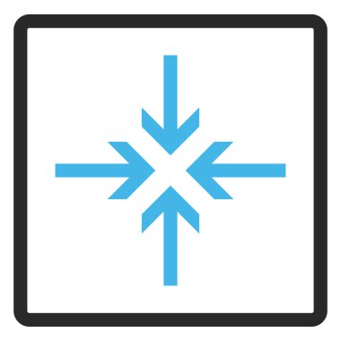 Oklar çerçeveli vektör simge azaltmak