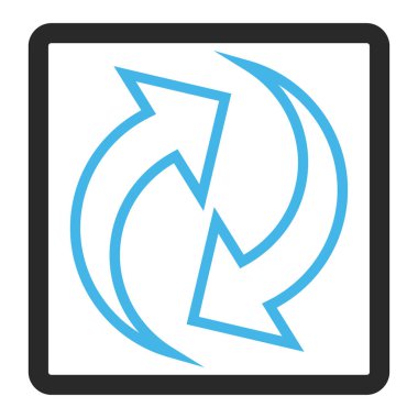 Oklar çerçeveli vektör simge Yenile