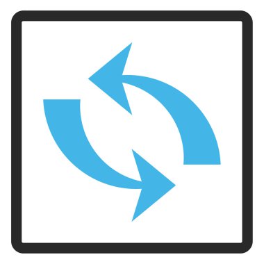 Çerçeveli vektör simge Yenile