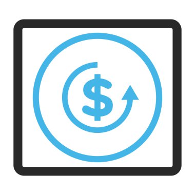 Geri ödeme vektör simge çerçeveli