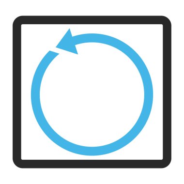 CCW çerçeveli vektör simge döndürmek