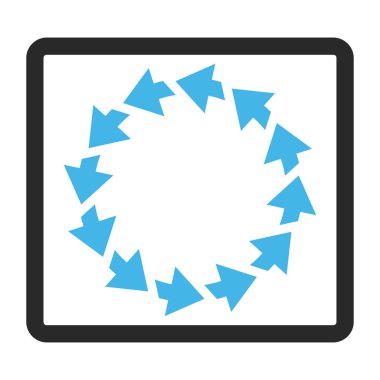 CCW çerçeveli vektör simge döndürmek