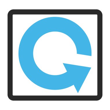 CCW çerçeveli vektör simge döndürmek