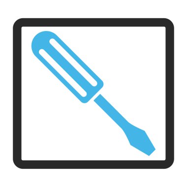 Tornavida vektör simge çerçeveli