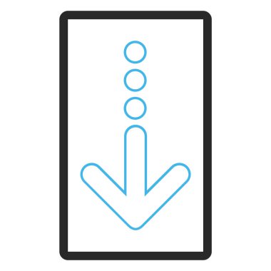 Çerçeveli vektör simgesi gönder