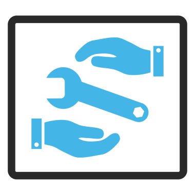 Hizmet vektör simge çerçeveli