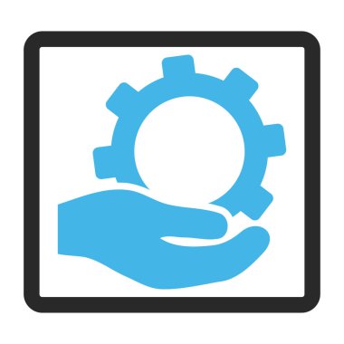 Hizmet vektör simge çerçeveli