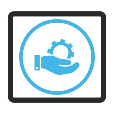 Hizmet vektör simge çerçeveli