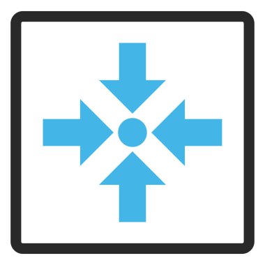 Oklar çerçeveli vektör simge küçültmek