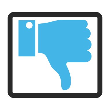 Başparmak çerçeveli vektör simgesi