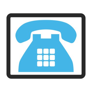 Sesi telefon vektör simge çerçeveli