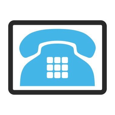 Sesi telefon vektör simge çerçeveli