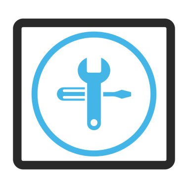 Ayarlama vektör simge çerçeveli