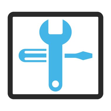 Ayarlama vektör simge çerçeveli