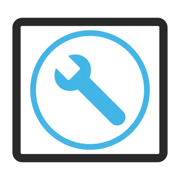 Ícone de vetor emoldurado chave — Vetor de Stock