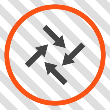 Merkezcil okları vektör simgesi