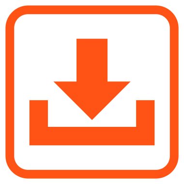 Vektör simgesi bir çerçeve içinde indirme