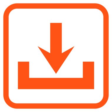 Vektör simgesi bir çerçeve içinde indirme