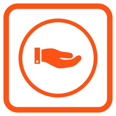 El vektör simgesi bir çerçeve içinde