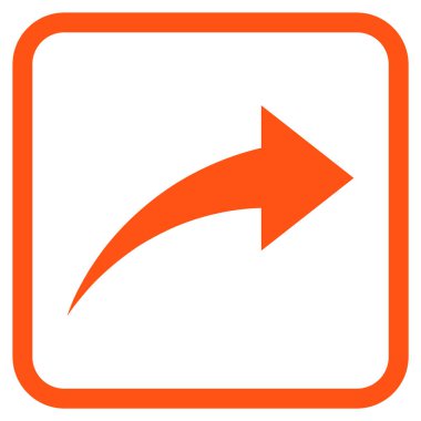 Vektör simgesi bir çerçeve içinde Yinele