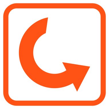 Bir çerçeve içinde CCW vektör simge döndürmek