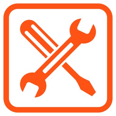 Vektör simgesi bir çerçeve içinde ayarlama