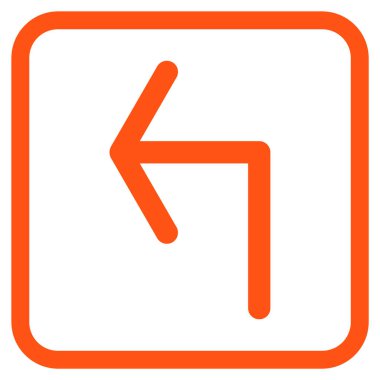 Sol vektör simge bir çerçevede açmak