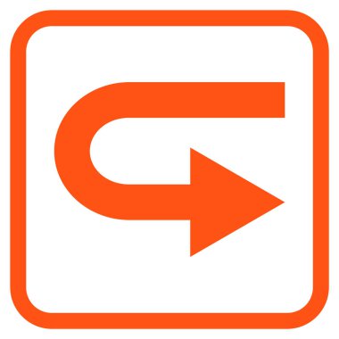 Doğru vektör simge bir çerçevede açmak