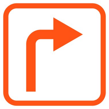 Doğru vektör simge bir çerçevede açmak