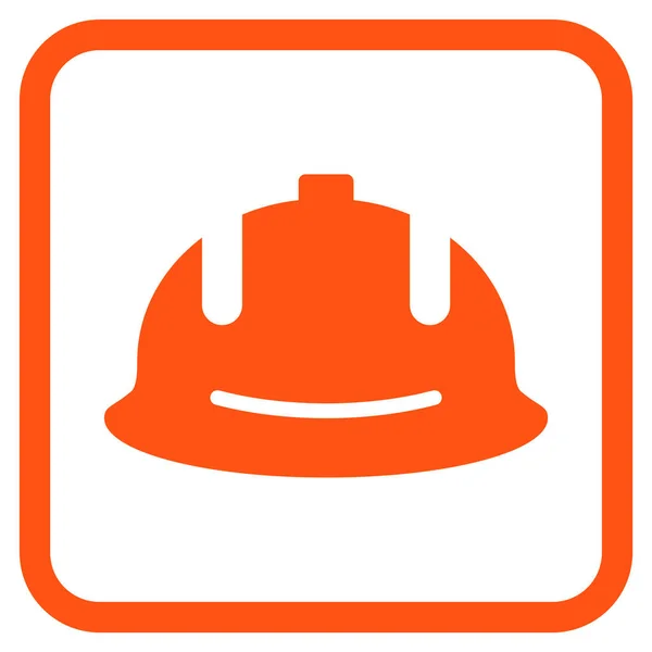 Ikon Pembantu Konstruksi Dalam Bingkai - Stok Vektor