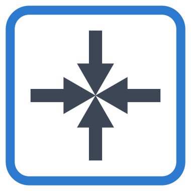 Oklar vektör simgesi bir çerçeve içinde sıkıştırmak