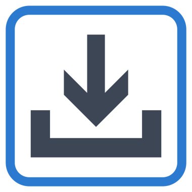 Vektör simgesi bir çerçeve içinde indirme