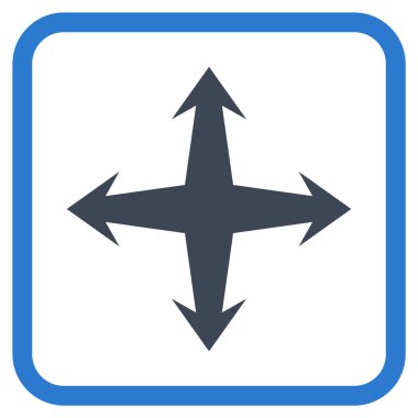 Bir çerçeve içinde vektör simgesini genişletin