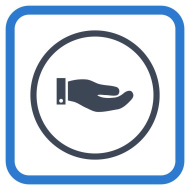 El vektör simgesi bir çerçeve içinde