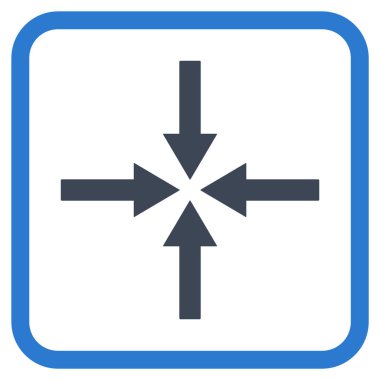 Etkisi oklar bir çerçeve içinde simge vektör