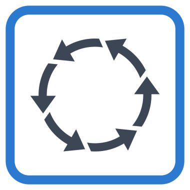 Bir çerçeve içinde CCW vektör simge döndürmek