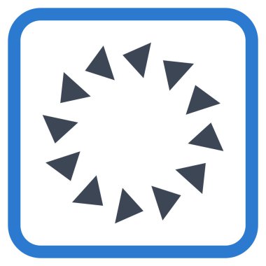 Bir çerçeve içinde CCW vektör simge döndürmek