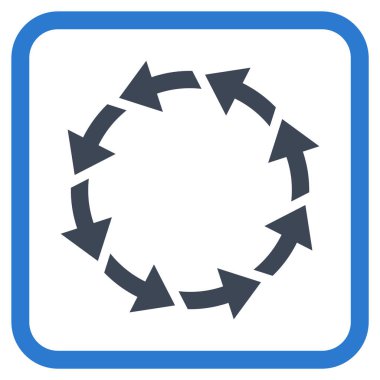 Bir çerçeve içinde CCW vektör simge döndürmek