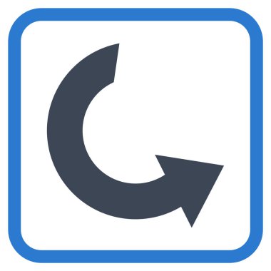 Bir çerçeve içinde CCW vektör simge döndürmek