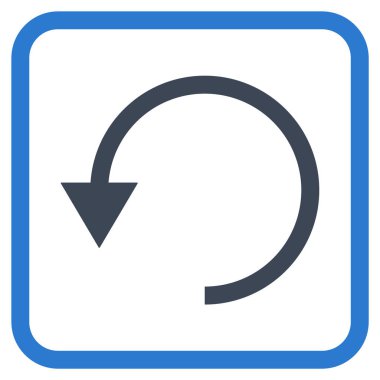 Bir çerçeve içinde CCW vektör simge döndürmek