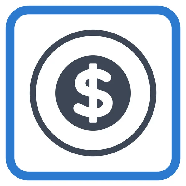 Finanzas Vector icono en un marco — Archivo Imágenes Vectoriales