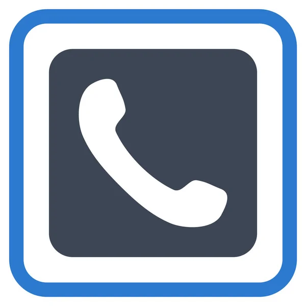 Icona vettoriale del telefono in una cornice — Vettoriale Stock