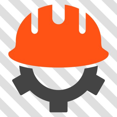 Geliştirme kask vektör simgesi