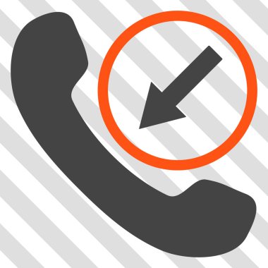 Gelen arama vektör simgesi